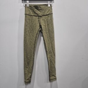 Lululemon Wunder Under High-Rise Tight 28" *Luxtreme Stacked Jacquard Mossy Dark